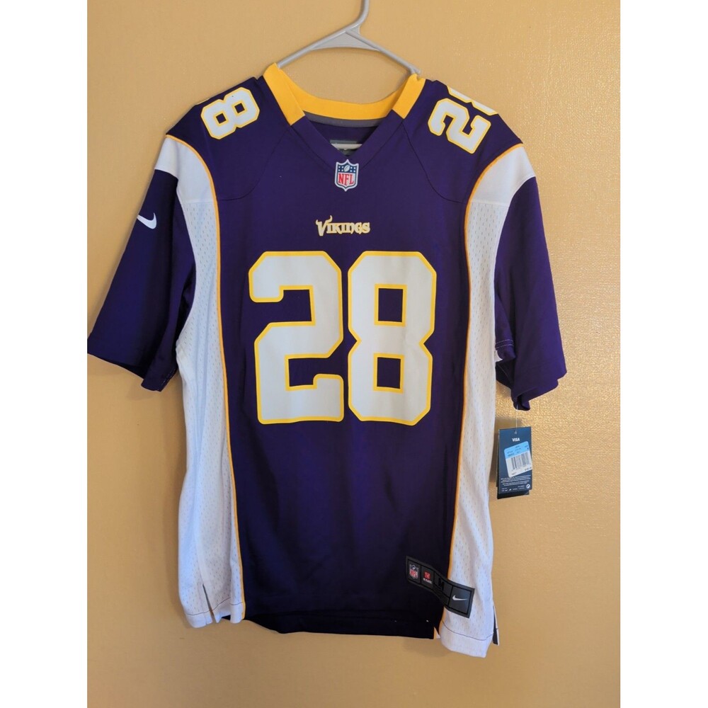 Nike Women's NFL Football Jersey Minnesota Vikings #28 Peterson M Purple
